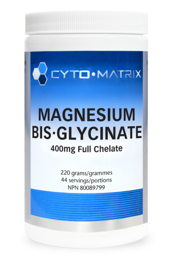 Magnesium Bis-Glycinate 400mg Full Chelate Powder 220g