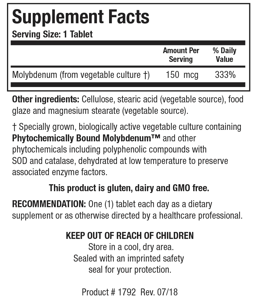 Mo-Zyme Forte™ (Molybdenum)